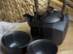 Zestaw ceramiczny do herbaty Black Pearl