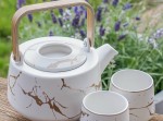 Zestaw ceramiczny do herbaty Marmur
