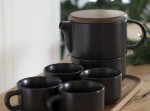 Zestaw ceramiczny Wooden Black