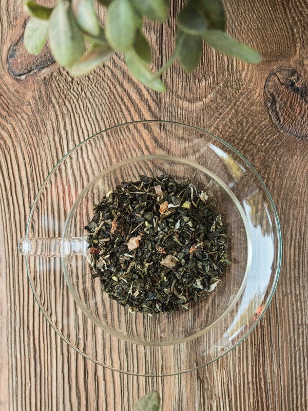 Herbata zielona - Ananas - Truskawka