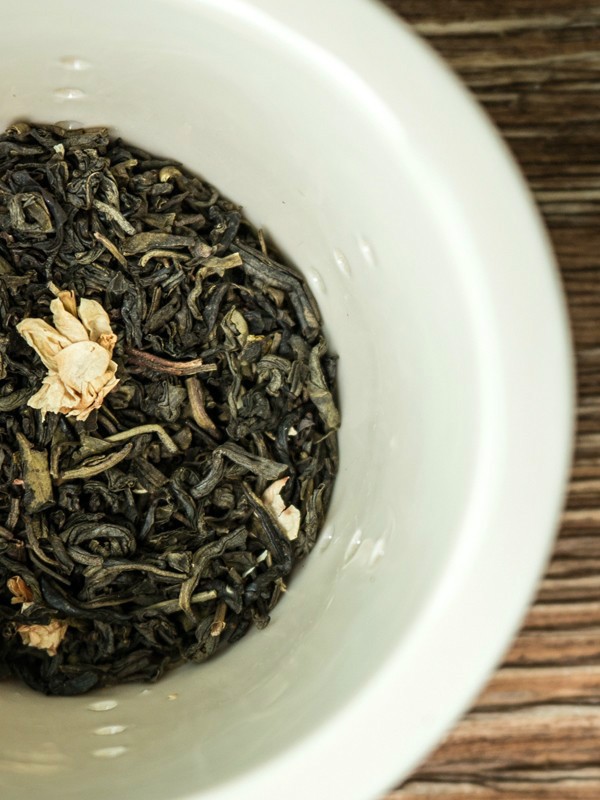 Herbata zielona - Jaśminowa z kwiatkami