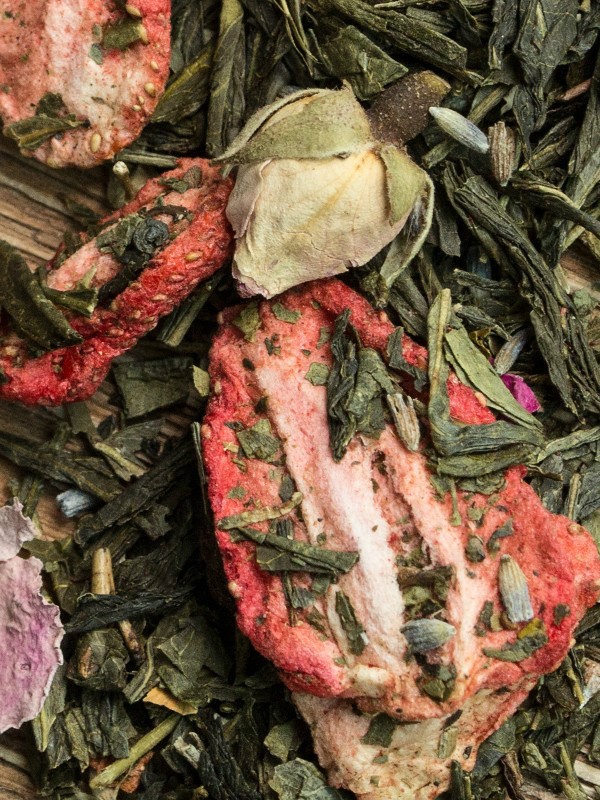 Herbata zielona - Truskawki w Szampanie