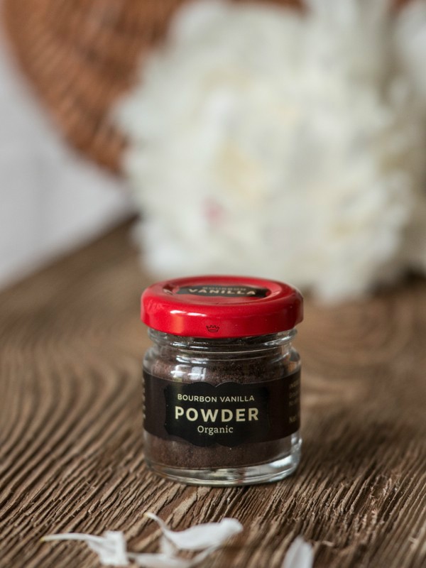 Puder z lasek waniliowych