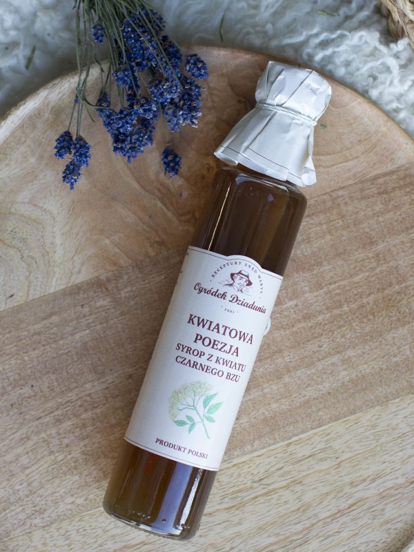 Syrop z kwiatu czarnego bzu